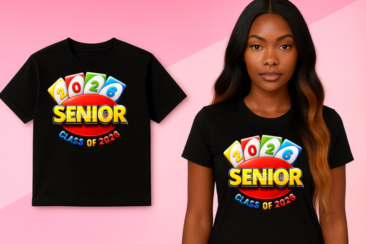 Senior Class of 2026 PNG | Graduation Digital Download for T-Shirts, Hoodies & Party Decor