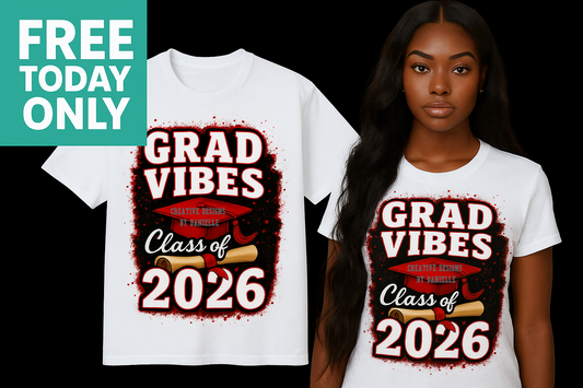 Freebie Friday – Grad Vibes Class of 2026 PN